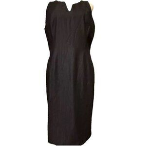 Preston & York‎ Blue Dress A Line Blue Knee Length Size 10 Sleeveless Career